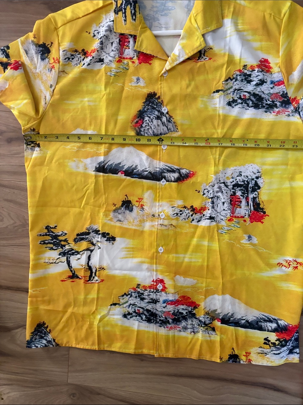 MENS XL Tropical Shirt easy dry polyester New”Once Upon A Time in Hollywood” - Picture 5 of 5